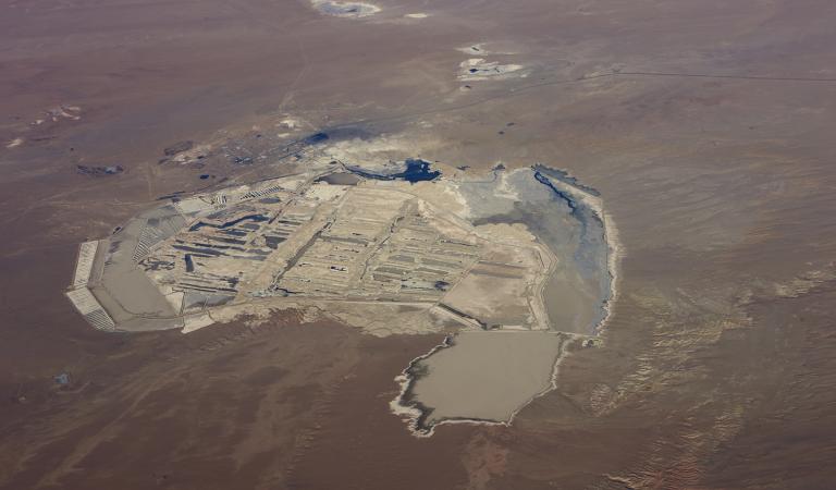 Open air mine in Mongolia